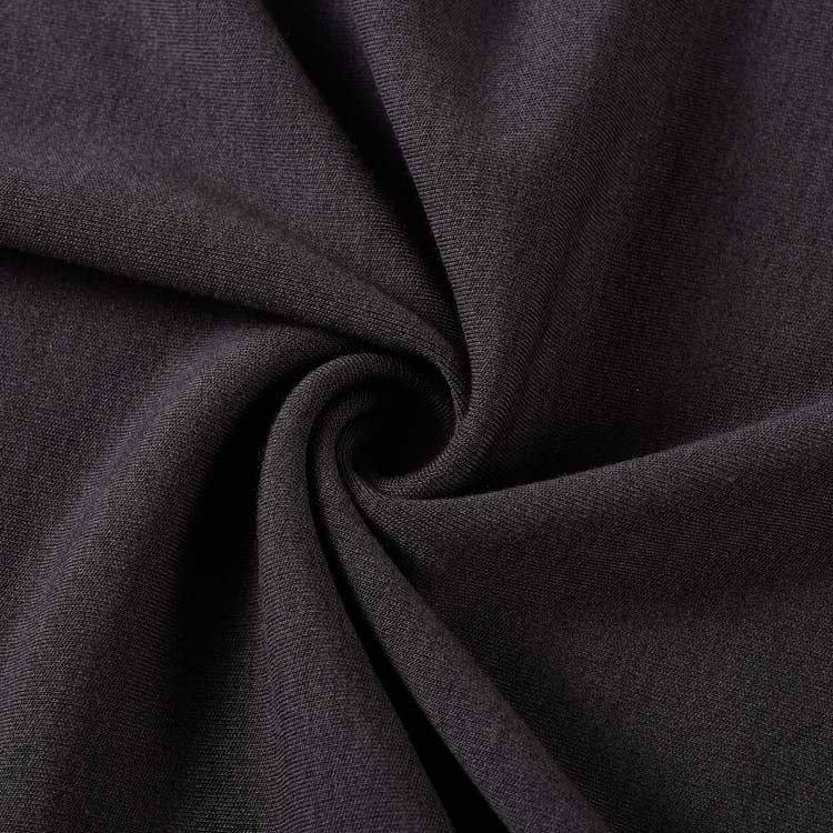 280 GSM Antibakteriële Viskoseblendingstof: 53,5% Viskose, 28% Akriliek, 9,5% Wol, 9% Spandex-stof vir warm basislaag