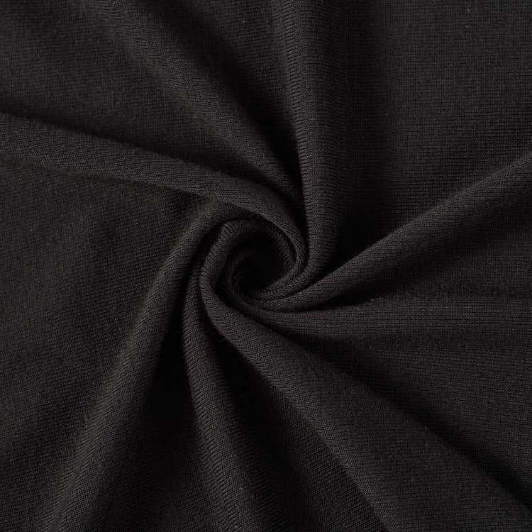 220GSM Bamboo Single Jersey Knit Fabric 95% Bamboo 5% Spandex Fabric Eco Friendly Stretch Fabric for Baby Clothes