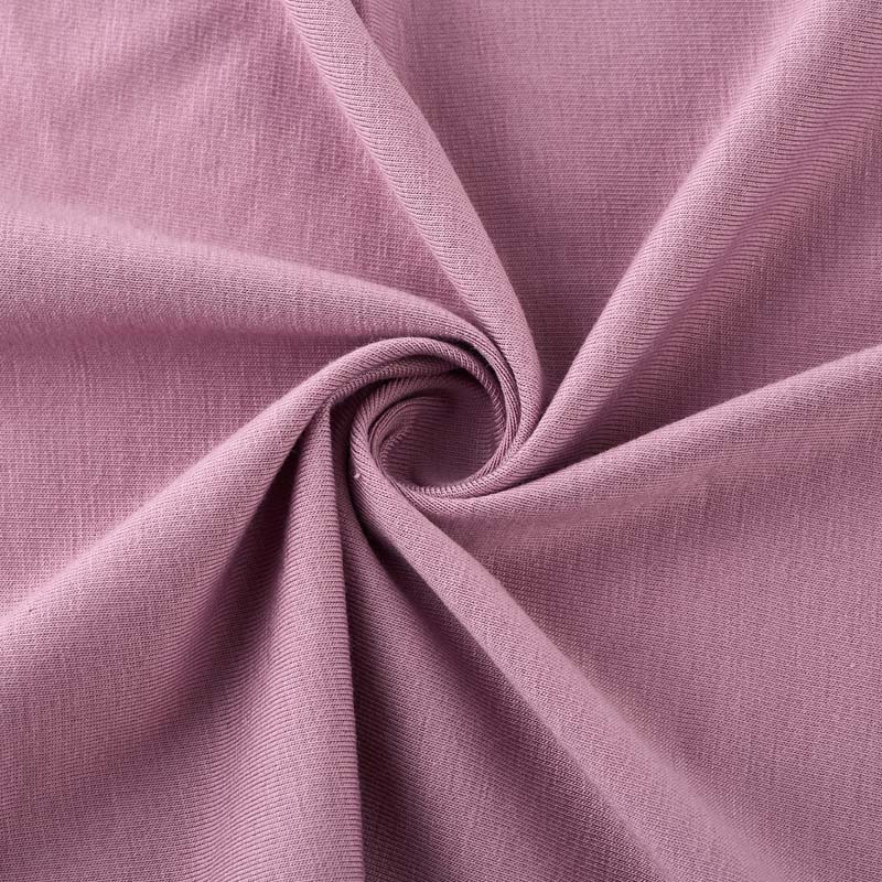 180 GSM atmungsaktiver Bambus-Baumwoll-Stoff, 45 % Bambus, 45 % Baumwolle, 10 % Spandex, Stoff für T-Shirts