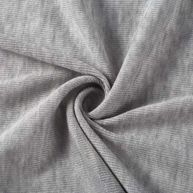 180 GSM atmungsaktiver Bambus-Baumwoll-Stoff, 45 % Bambus, 45 % Baumwolle, 10 % Spandex, Stoff für T-Shirts