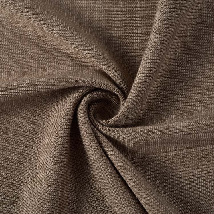 180 G/VM Sagte Gemengde Enkel Jersey Spandex Brei 38% Viscoes 29% Akrilies 23% Katoen 3% Wol 7% Spandexstof vir Binneklere