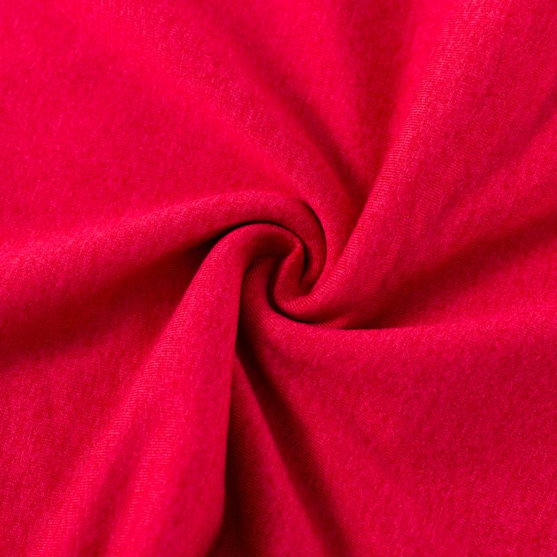 Quick dry feature makes polyester spandex fabric fit daily athletic wearing.