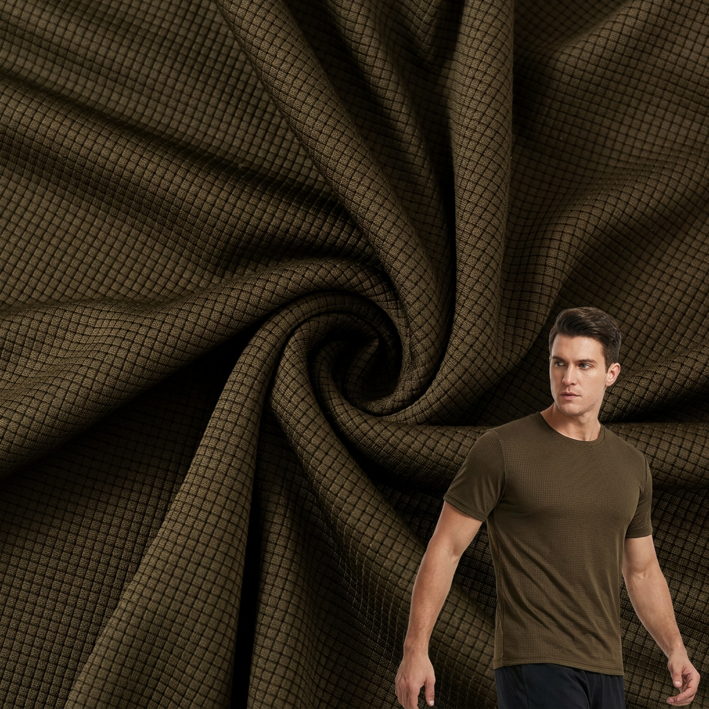 M001-1A / 90 % polyester, 9 % viskóza, 1 % elastán