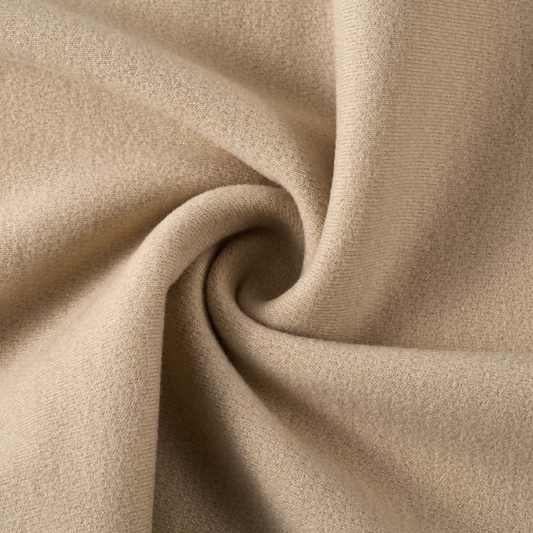 250 GSM Ooglet-Jacquardbrei 34% Poliester 24% Viscoes 17% Akriliek 17% Katoen 8% Spandexstof vir Winter Termiese Toppe