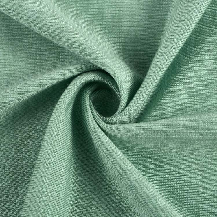 185GSM Lyocell Wool Blend Single Jersey Spandex Knit 59% Lyocell 32% Wool 9% Spandex Fabric for T Shirt