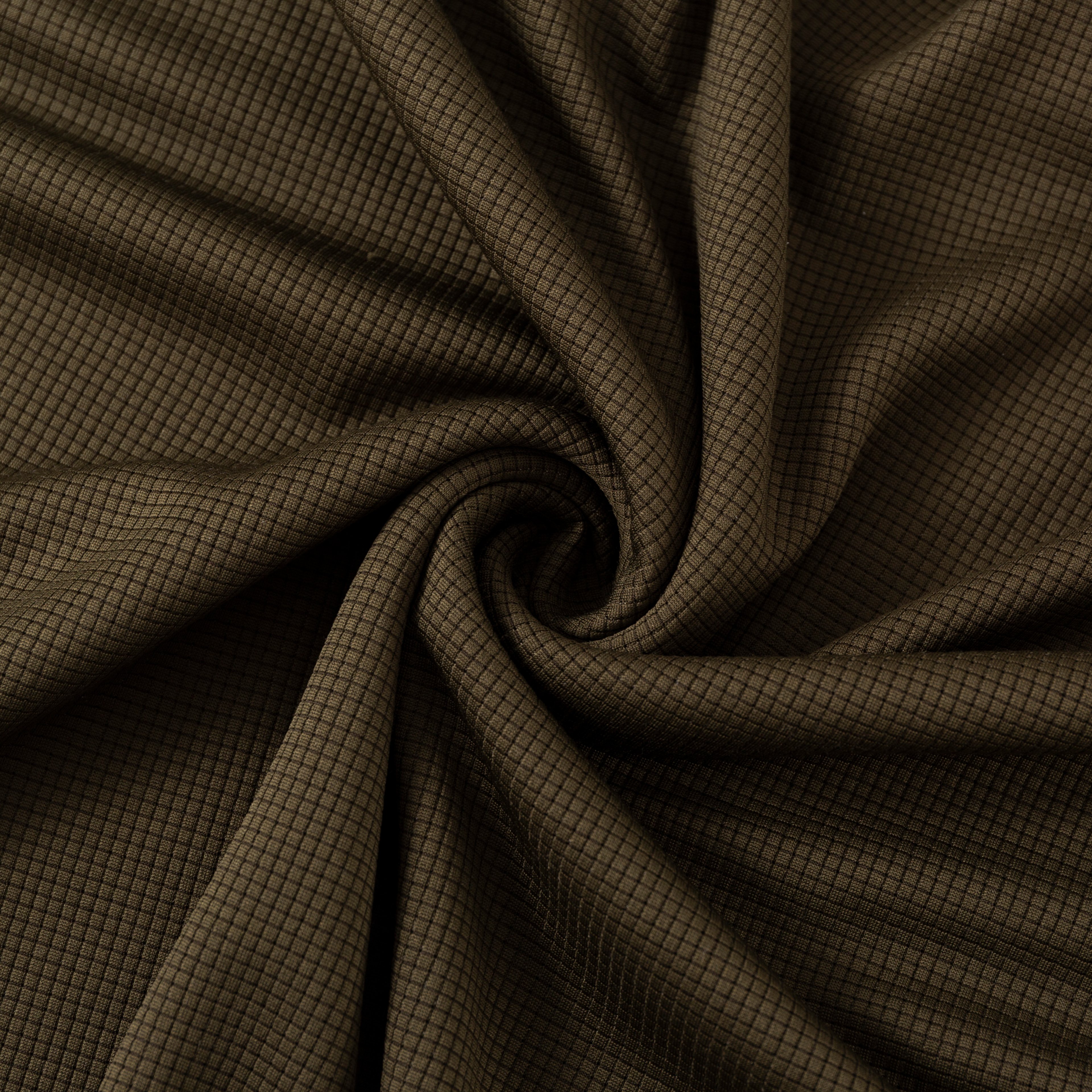 160 Gsm Jacquard geribde weefsel van poliester, 90% poliester, 9% viskoos, 1% spandex-weefsel vir sportklere