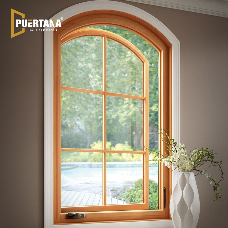 Exterior Aluminum Clad Wood Crank Out Casement Windows
