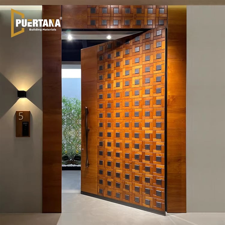 Architectural Aluminum Pivot Door – High-End Luxury Design