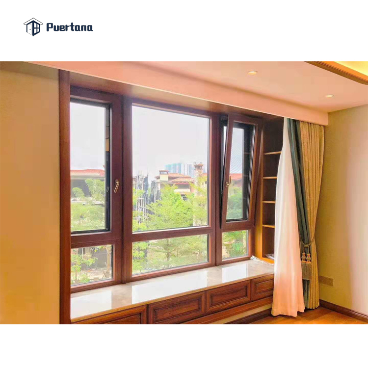 Exterior Aluminum Clad Wood Tilt And Turn Windows