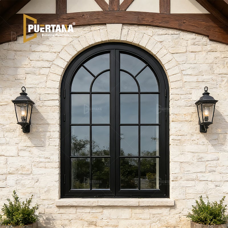 Historical Restoration Replacement & New Construction Heritage Windows Aluminum Casement Window With Arched Top Design