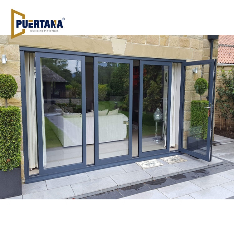 Exterior Aluminium Swing Bi-folding Door Sliding Turn Pivot & Stacking Door Panoramic Patio Doors