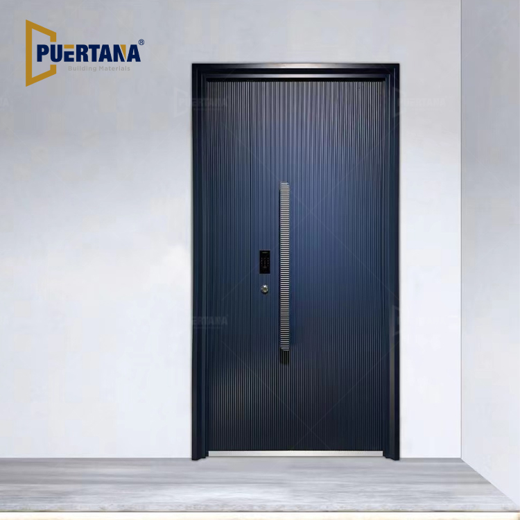 High Security Aluminum Entry Door - Anti-Pry Design