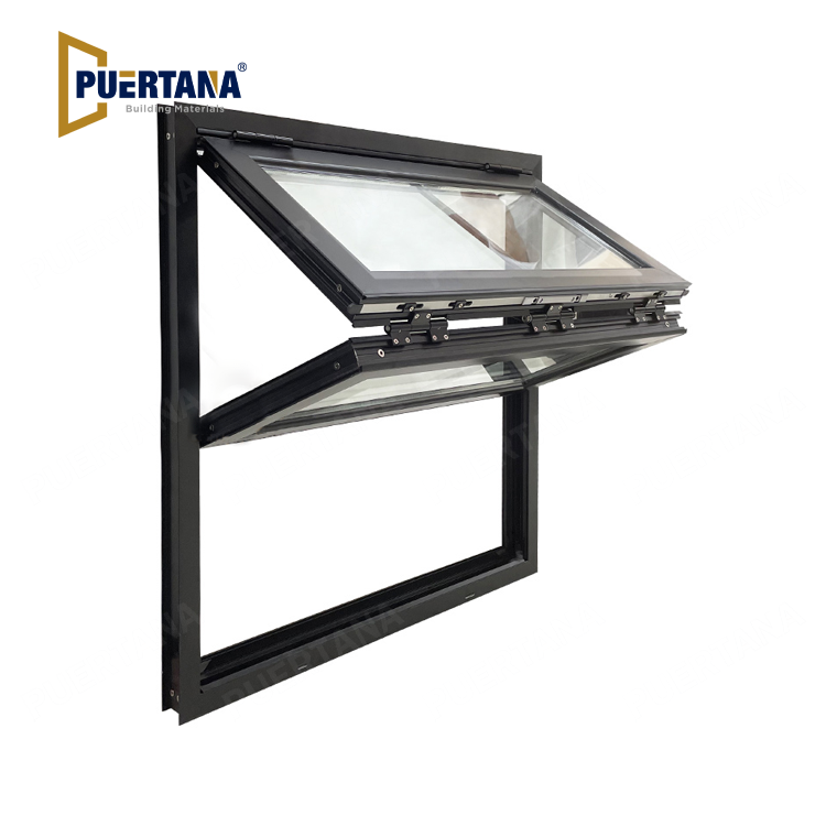 Aluminium Vertical Folding Window Push Up Fold Up Windows