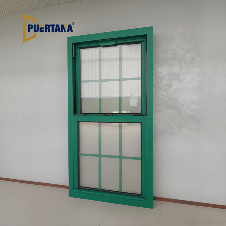 83 Series Aluminum Single & Double Hung WIndows Lift Up Vertical Sliding Windows