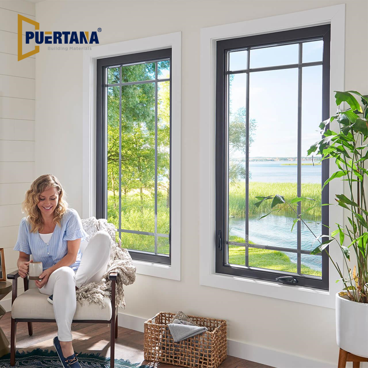 American Style Thermal Break Aluminum Crank Out Windows