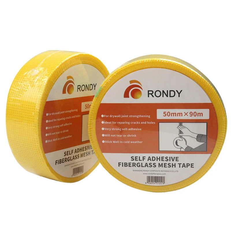 What width self adhesive mesh tape for wall joint treatment?