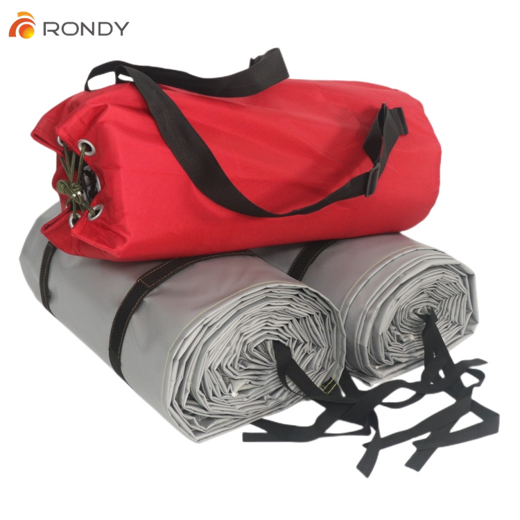 What scenarios require industrial fiberglass fire blankets?