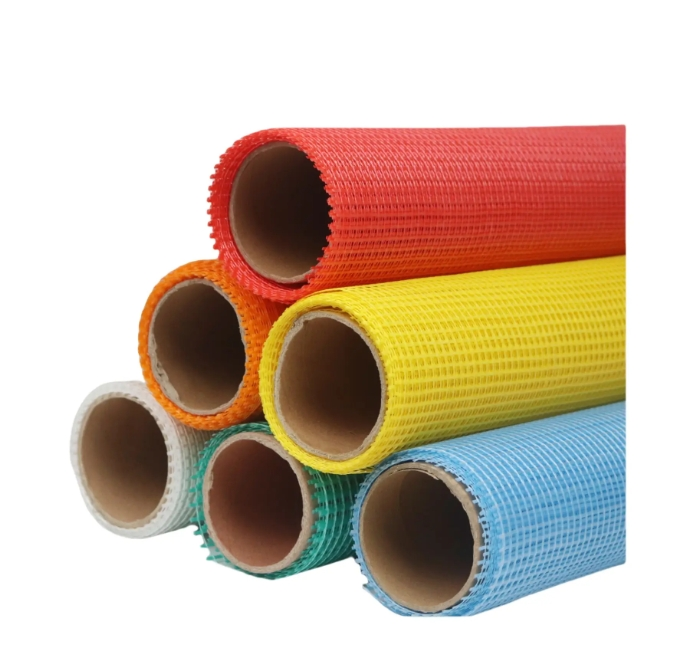 What mesh size fiberglass mesh prevents wall plaster cracking?