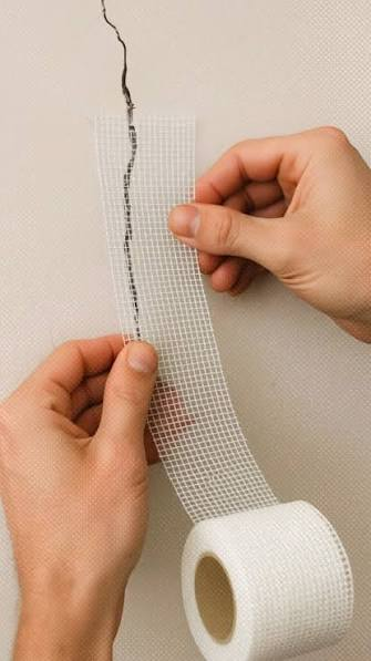 How long will self adhesive mesh tape stay crack-free?