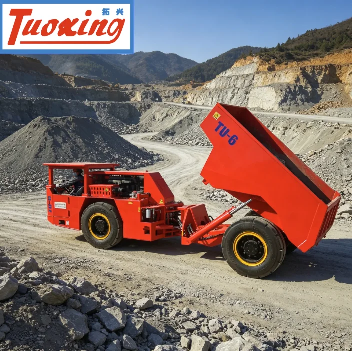 TU-6 Diesel Mining Truck Underground Dump Trucks Mine Site Dumper