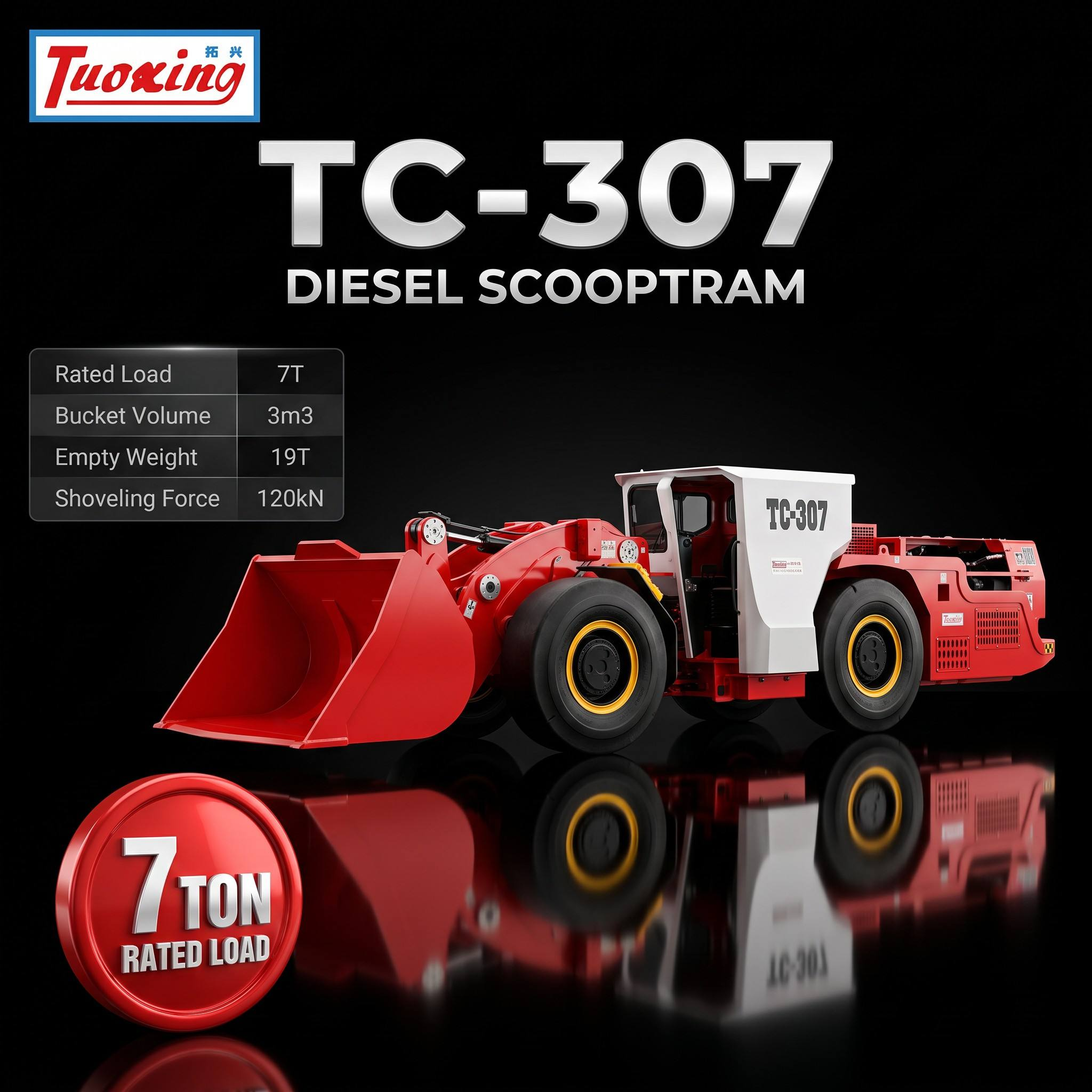 Tuoxing Gold Mining Подземный Погрузчик Scooptram