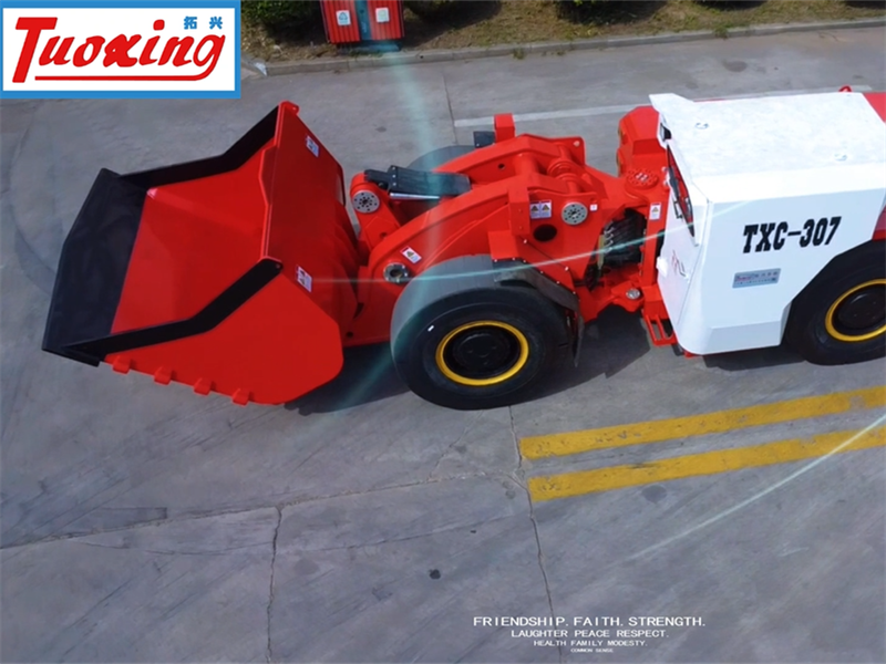 Tuoxing TC-307: 7t podzemní nakladač navržený s ohledem na obsluhu