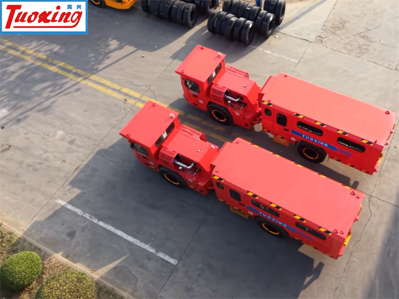 Tuoxing Personnel Carriers Shipping Day: Two 18-Person Underground Crew Transporters