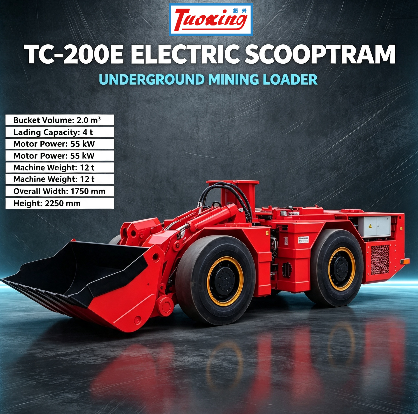 chargeur électrique souterrain tuoxing scooptram pelle souterraine scooptram minage souterrain