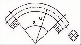 Heavy duty  horizontal curve rail details