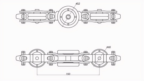 Accumulation roller chains manufacture