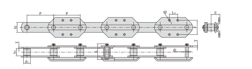 conveying chain for cement industry717-10