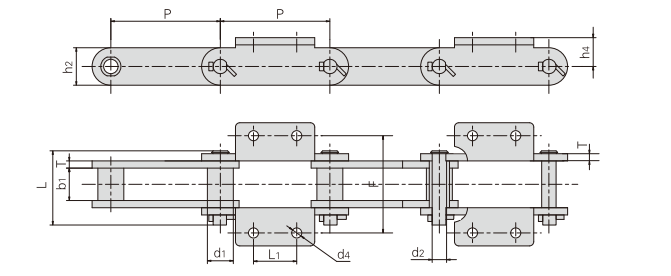 conveying chain for cement industry717-2