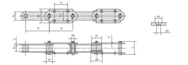 conveying chain for cement industry717-5
