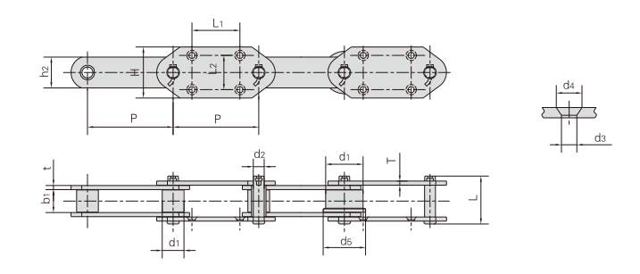 conveying chain for cement industry717-4