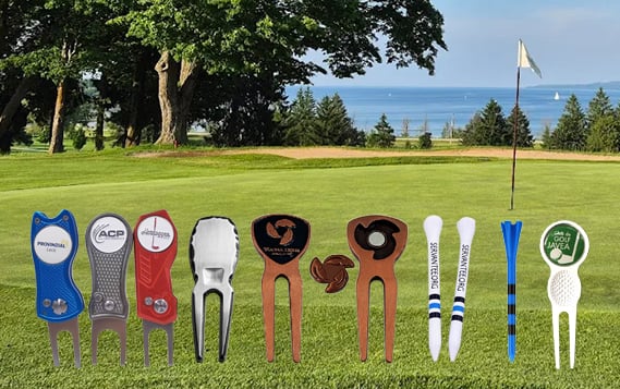 Golf Divot Tools & Tees