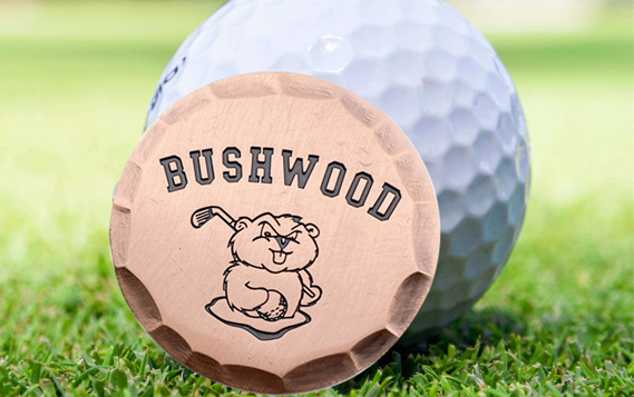 Popular Trend, Chiseled Edge Ball Marker.