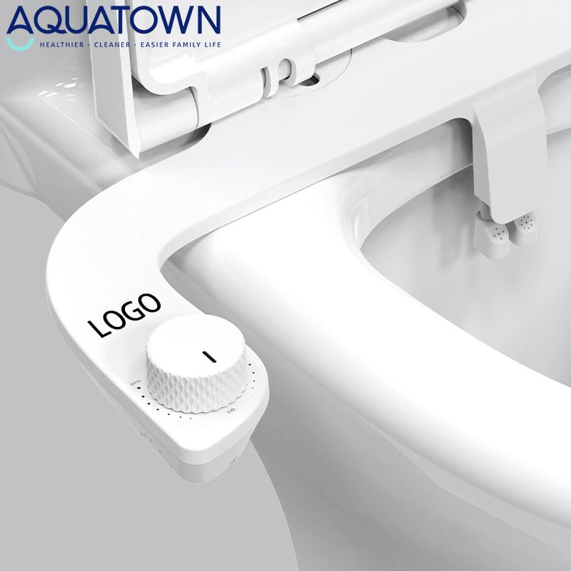 product non electric key button bidet toilet attachment dual nozzle smart toilet bidet shattaf detachable non electric bidet-0