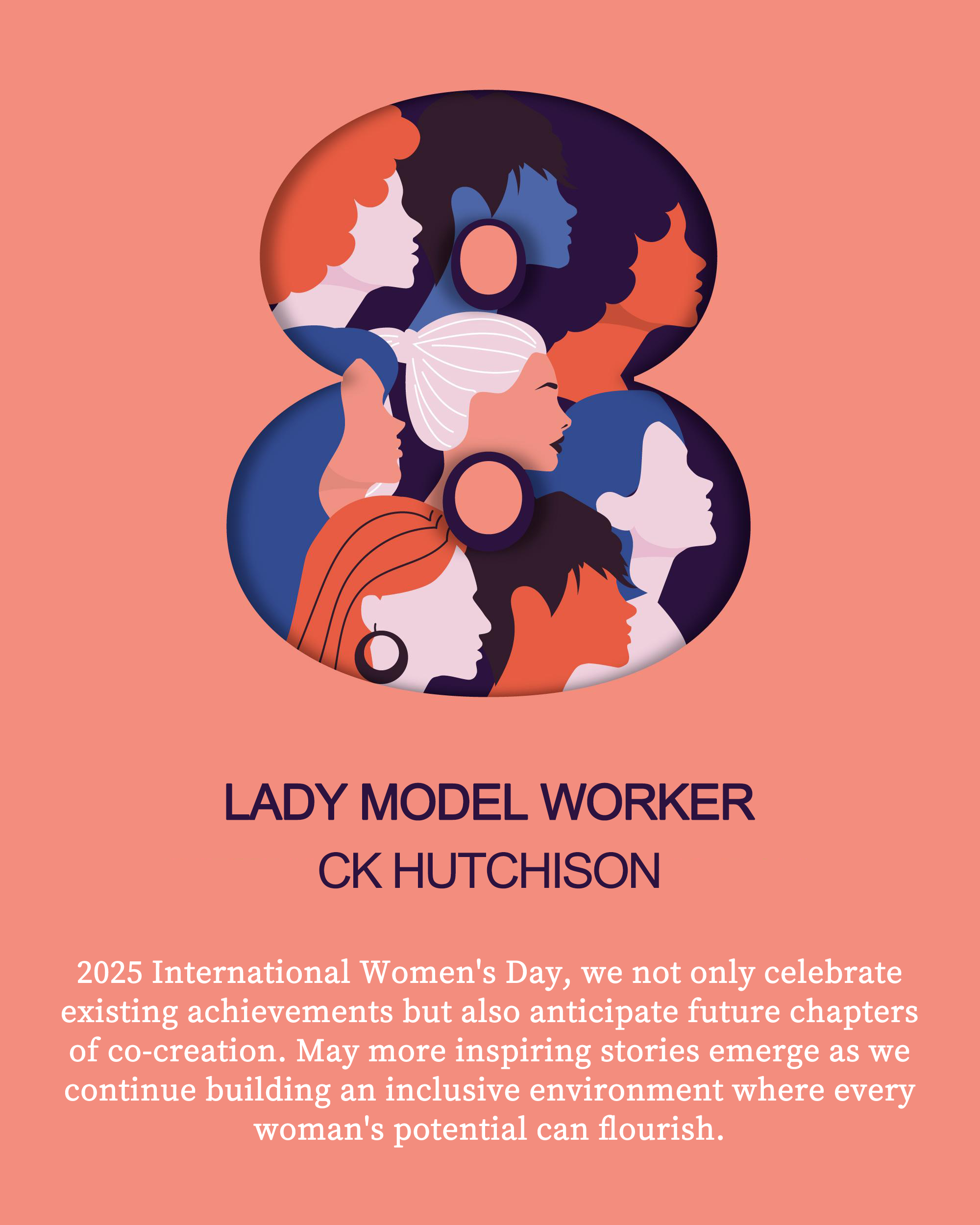 2025 International Women's Day, we not only celebrate existing achievements but also anticipate future chapters of co-creation. May more inspiring stories emerge as we continue building an inclusive environment where every woman's potential can flourish.