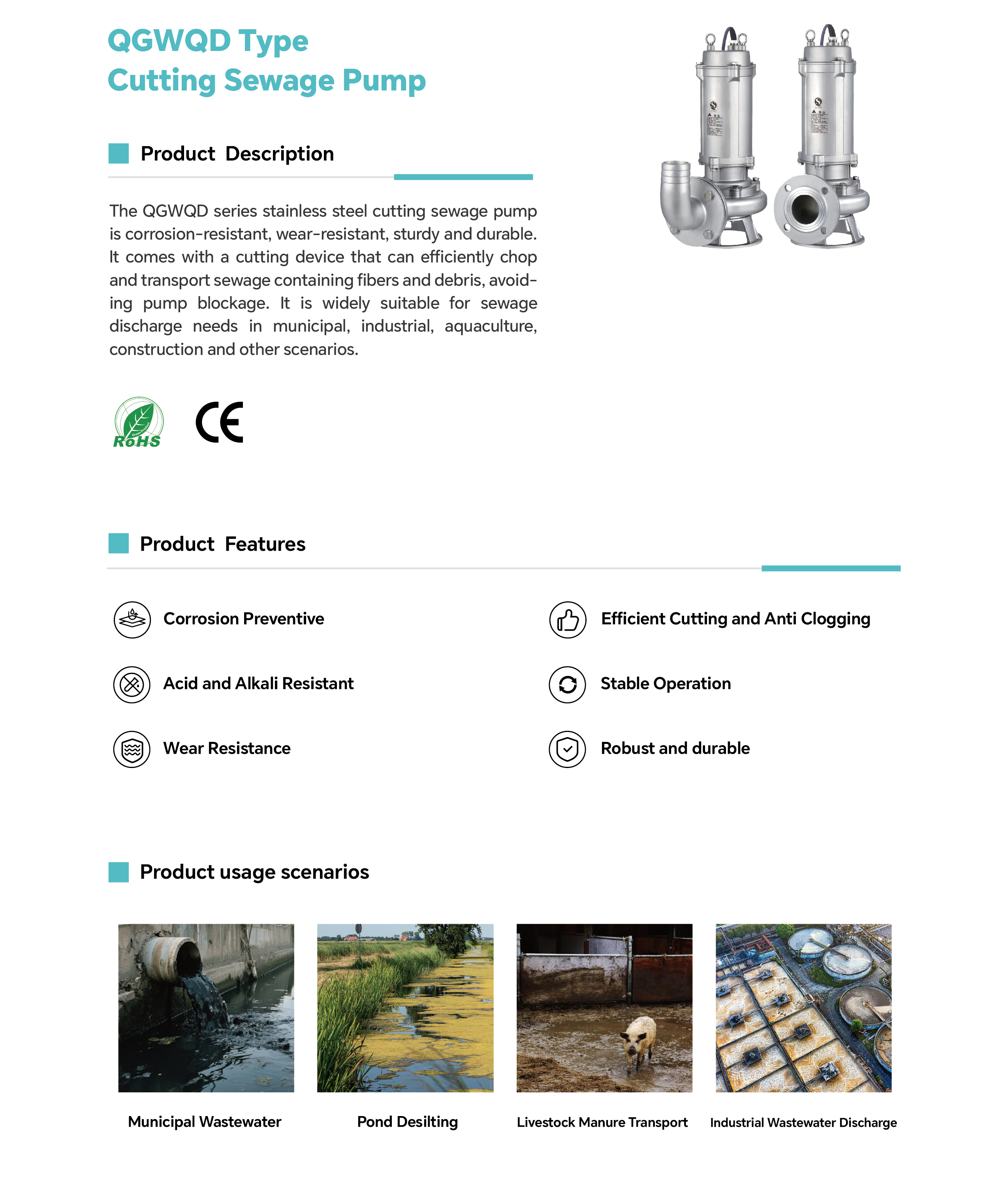 Heavy-Duty QGWQD Stainless Steel Cutter Sewage Pump for Wastewater and Drainage.png