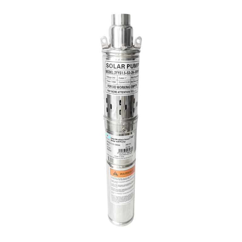 Solar Powered Deep Well Submersible Pump for Off-Grid Water Supply & Irrigation
