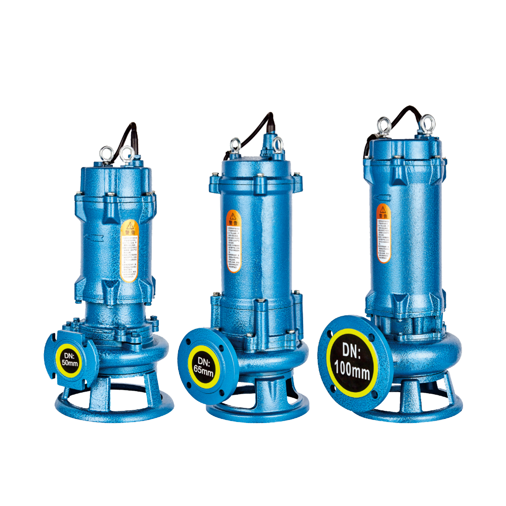 WQK(D) Cutting Submersible Sewage Pump for Dirty Water and Wastewater Treatment
