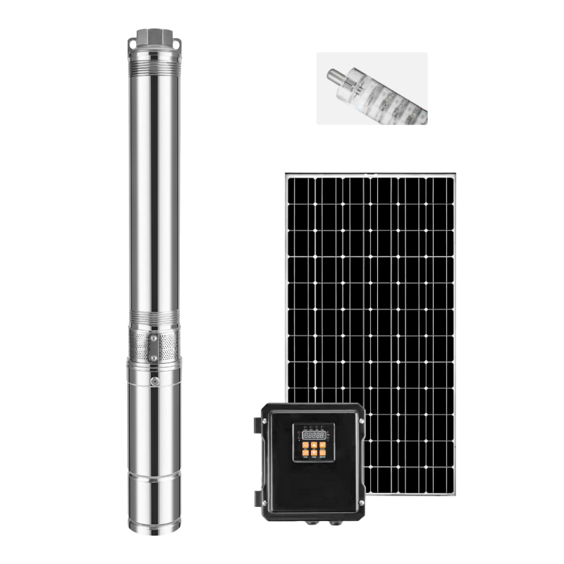 Solar Powered Deep Well Submersible Pump for Off-Grid Water Supply & Irrigation