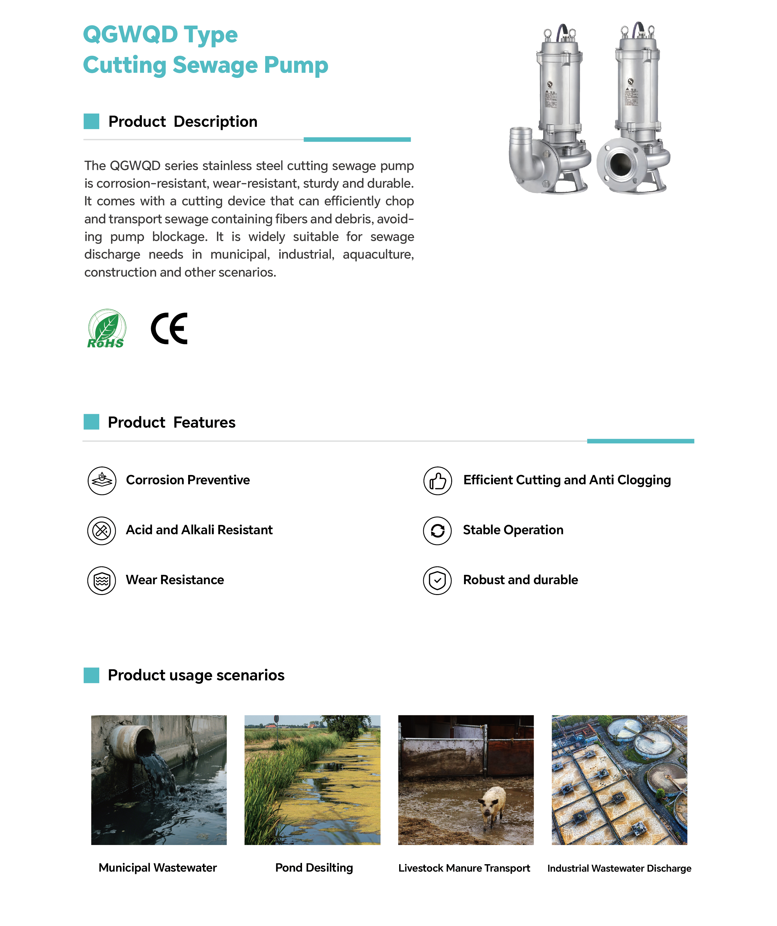 Heavy-Duty QGWQD Stainless Steel Cutter Sewage Pump for Wastewater and Drainage.png