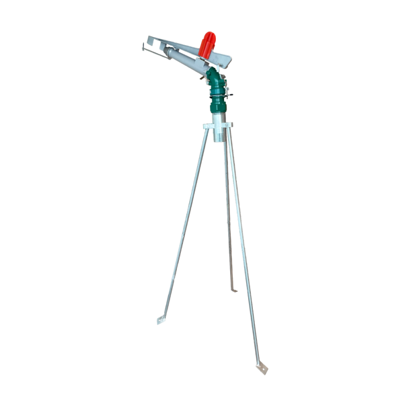 Irrigation Automatic Spray Gun High-Pressure 360°Rotating Rain Gun for Agricultural Irrigation & Dust Suppression