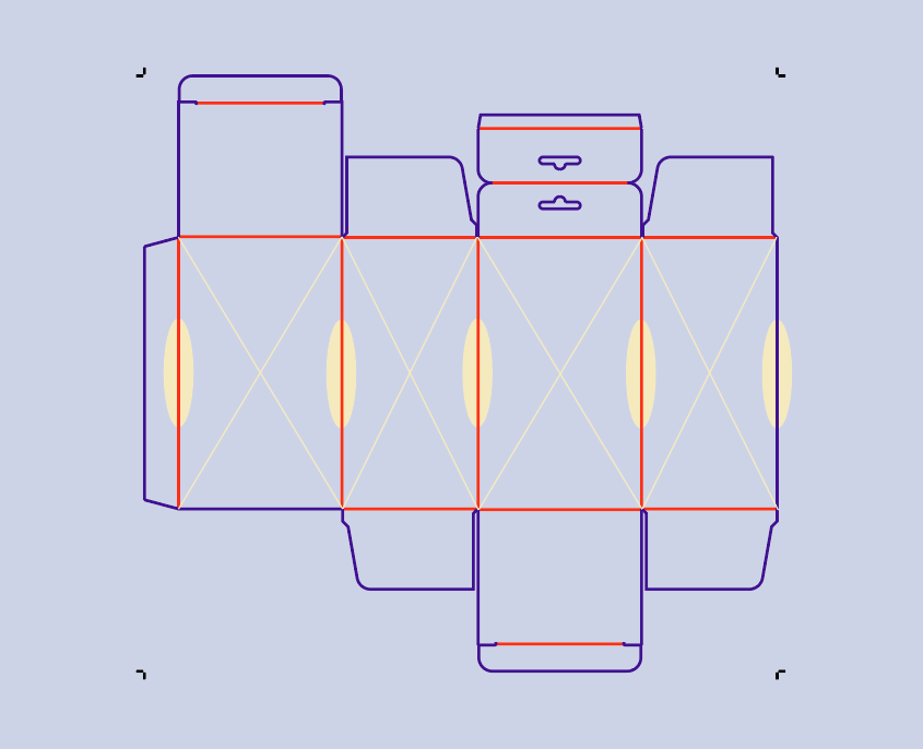 Tuck Box with hang-120x100x200mm
