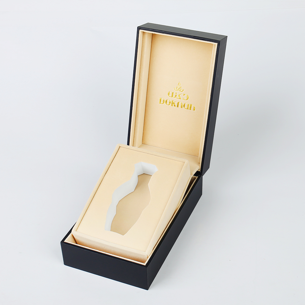 Custom Luxury Perfume Essential Oil Packaging Box Flip Box Type Foam Velvet Lining Rigid Paper Packaging Box