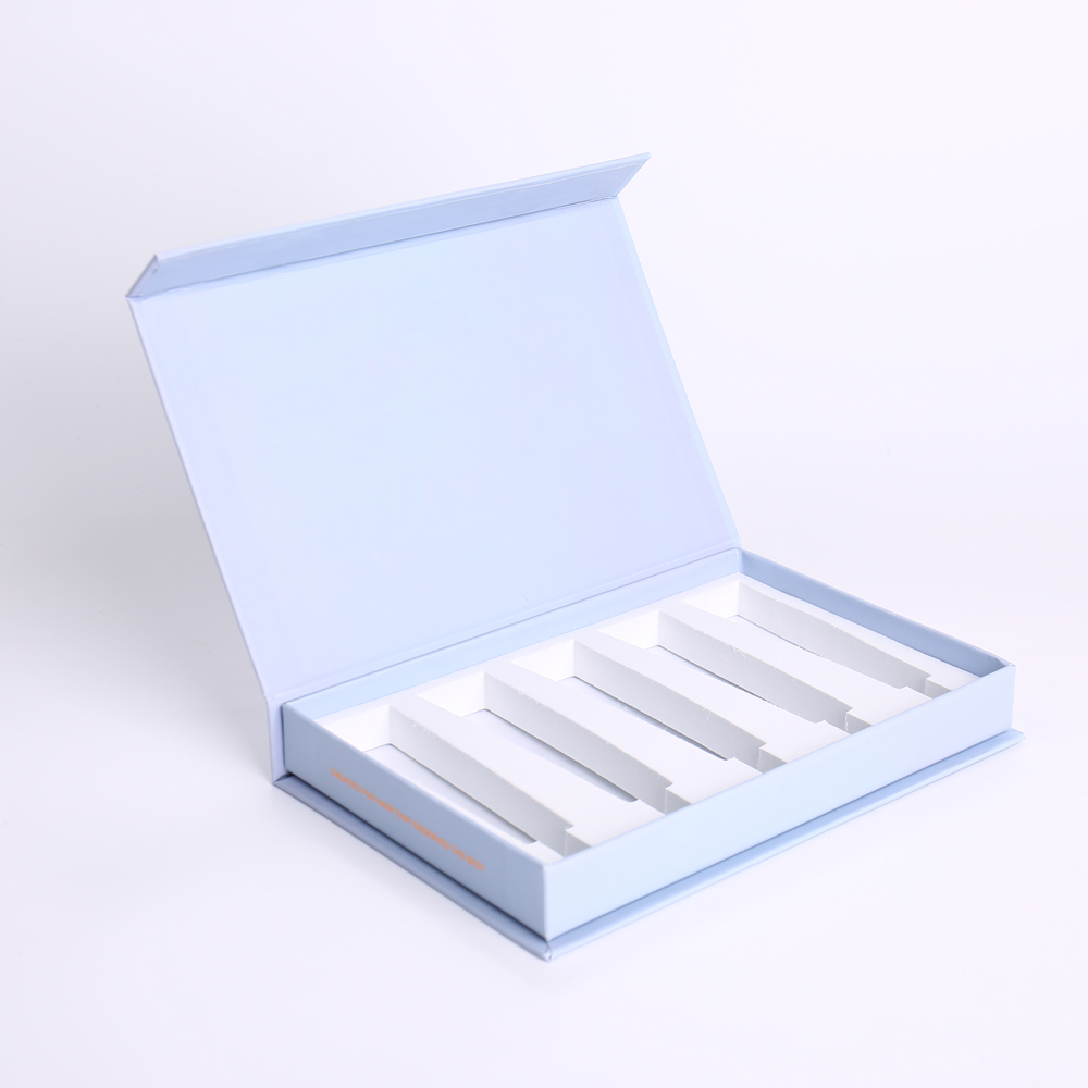 Eco Friendly Matt Magnetic Skincare Gift Box Recycled Cardboard with EVA Insert Custom Cosmetic Packaging Luxury OEM Rigid Box Cosmetics Box