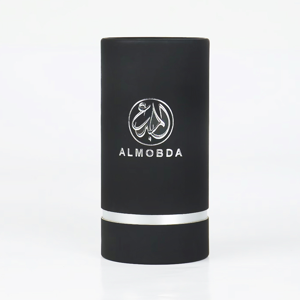 Custom Luxury Perfume Packaging Set Black Paper Tube and Box Cosmetics Box with Logo Printing for Arabic Perfume Packaging 