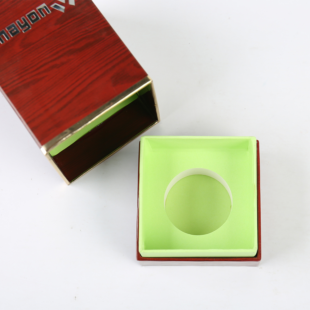 Custom Luxury Perfume Packaging Box Silver Hot Stamping Recycle Heaven and Earth Cover Box with Foam Lining