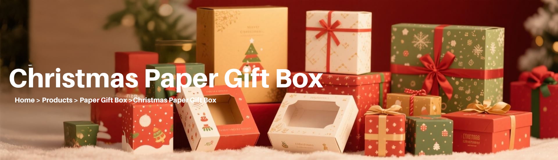 Christmas Paper Gift Box
